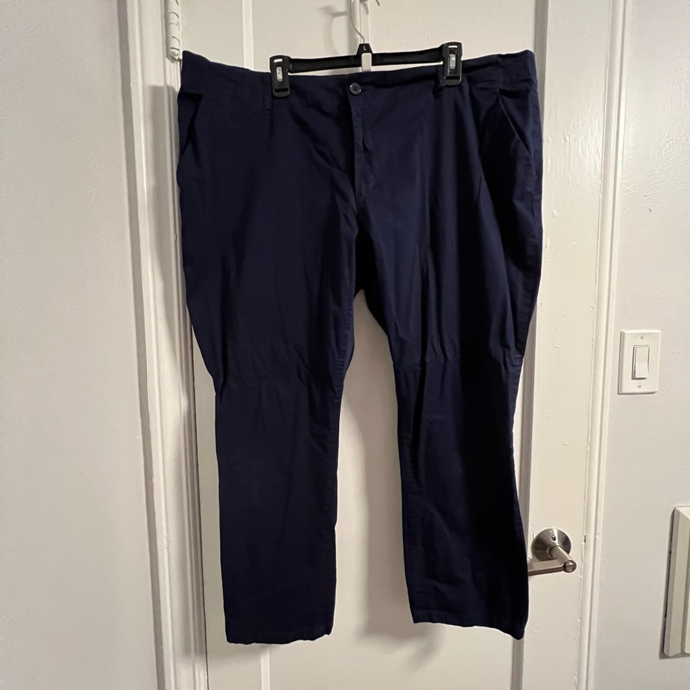 Navy chino pants from H&M